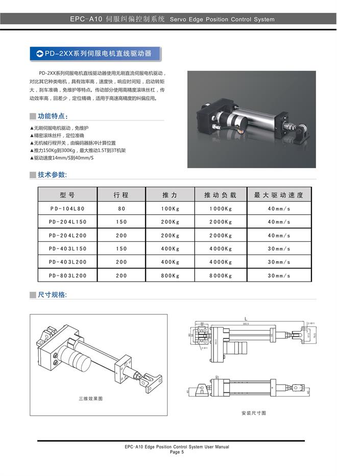 自動(dòng)糾偏裝置,伺服糾偏控制器說明書